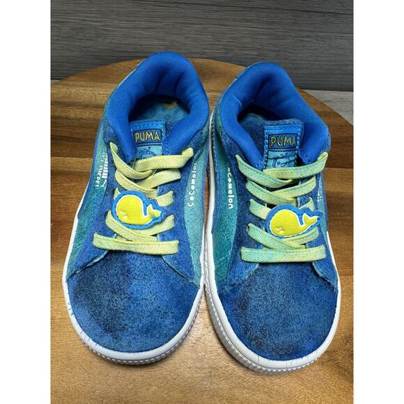 Puma Cocomelon X Suede Slip On Toddler Boys Blue Sneakers Size 8C - Picture 4 of 8